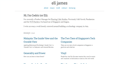 Desktop Screenshot of elijames.org